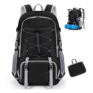 Zipper for Men <b>Women</b>-Travel Waterproof <b>Large</b> Capacity Trekking Sport Camping Hiking <b>Backpack</b> 40L Ultralight Foldable Polyester - Product Image 1