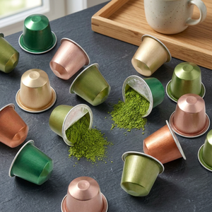 Cápsulas de Té Verde Matcha Premium con Sombreado, Calidad Auténtica para el Bienestar Moderno, Caja Personalizada de Marca Privada, Precio al por Mayor - Product Image 1