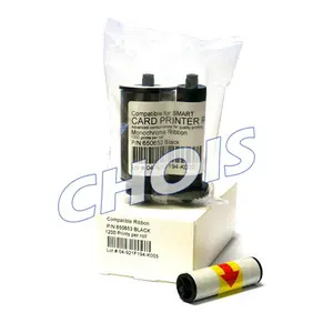 Printer Kartu pita 650740 (650653) Kit pita YMCKO untuk IDP Smart 50S 30S pencetak kartu