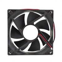 Ventilateur de refroidissement de processeur de bureau 92 mm à haut débit d'air (CFM) 92x92x25 mm avec moteur en cuivre et roulement, ventilateur électrique CC 12 V sans balais