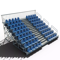 Sièges de tribune portables en fer, gradins pour stades de football, gradins d'occasion à vendre