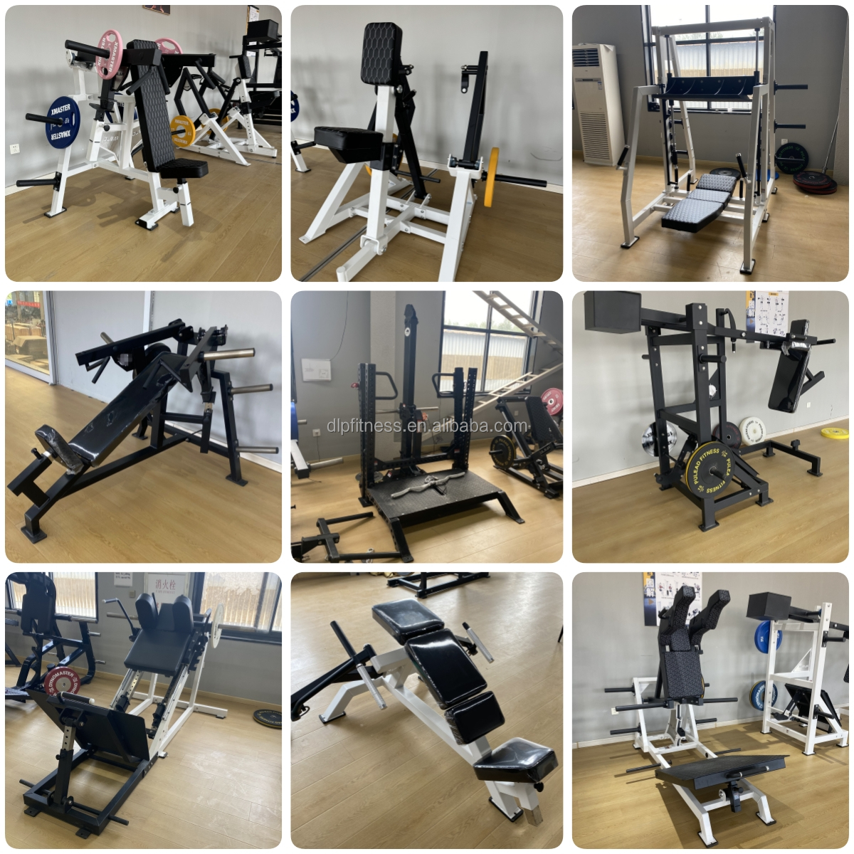 商業用屋内フィットネス機器チェストプレスフラットベンチ