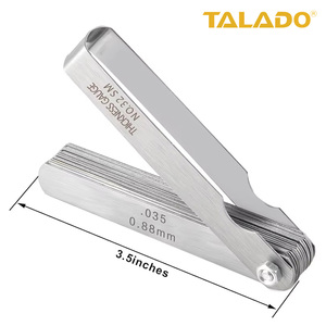 Meistverkaufter TALADO 32-teiliger Metrischer Fühlerlehrensatz aus Edelstahl zur Dickenmessung ODM Industriequalität - Product Image 2