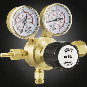 Kaynak azot Argon helyum gazı fabrikası için yüksek saflıkta pirinç gaz basınç regülatörü-sağlanan - Product Image 3