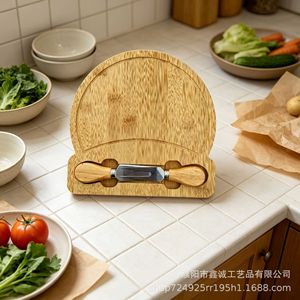 Tabla de cortar de bambú para cocina, rectangular, 28x38cm, multifuncional, para cortar frutas, pan, carne, queso - Product Image 2