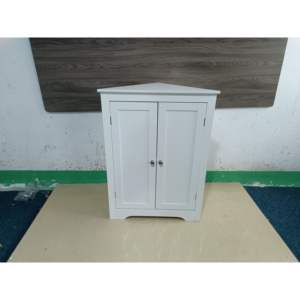 DB Freestanding Sideboard 2-Door <b>Corner</b> <b>Storage</b> Cabinet with Adjustable Shelves Gym Organizer - Product Image 2