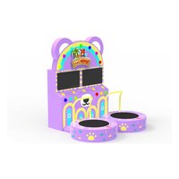 Console de jeu interactive de sport sur trampoline, machine d'arcade commerciale pour enfants, pour parcs d'attractions