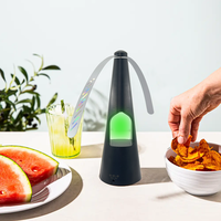 Usb Batterij Aangedreven Draagbare Automatische Keukentafel Elektronische Insectenverdrijver Afschrikkende Vliegenafstotende Ventilator