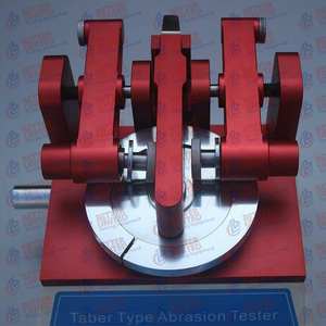 ASTM D4060 Machine d'essai de résistance à l'usure du tissu Testeur d'<span class=keywords><strong>abrasion</strong></span> Aber, machine électronique en cuir et acier Équipement électronique BT - Product Image 5
