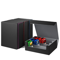 Boîte de rangement pour cartes TCG à 3 rangées, compatible avec les cartes Magic the Gathering, Commander et Yugioh, boîte de rangement pour plus de 1800 cartes