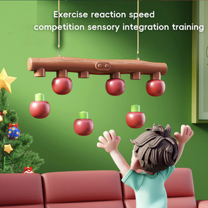 YS TOYS Gioco Acchiappa la Mela in Plastica per Feste di Natale, Giocattolo Educativo per Bambini 5-7 <span class=keywords><strong>Anni</strong></span>, Sfida di Allenamento della Reazione, <span class=keywords><strong>4</strong></span> AA - Product Image 1