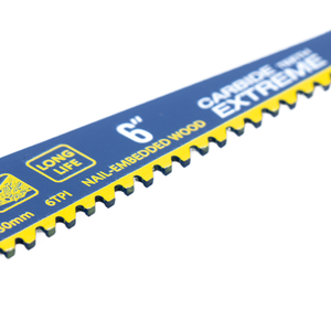 CT0206WN Carbide Dentes Alternativa <span class=keywords><strong>Saw</strong></span> Blade para Prego-Incorporado Madeira 6TPI - Product Image 4