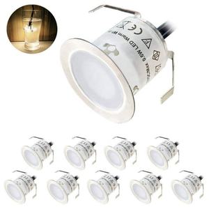 Luz de cubierta de jardín, lámpara de suelo de 12V, impermeable, LED Uplight, acabado de acero inoxidable para exteriores, camino, escaleras, <span class=keywords><strong>paisaje</strong></span> - Product Image 1