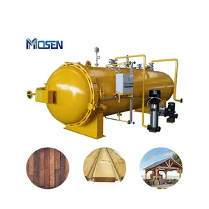 Autoclave para madera Anticorrosión presión vacío Madera Tratamiento de impregnación de madera