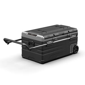 <span class=keywords><strong>Alpicool</strong></span> TDW100 réfrigérateurs de voiture portables camping design robuste antichoc grande capacité double zone congélateur de voiture réfrigérateur électrique - Product Image 1