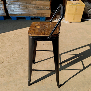 Taburetes de Bar <span class=keywords><strong>Tolix</strong></span> de Diseño Italiano, Precio Económico, para Exteriores, <span class=keywords><strong>Taburete</strong></span> de Bar de Metal Pintado para Cocina - Product Image 4