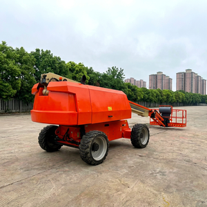 Plataforma Elevadora Articulada Eléctrica con Accionamiento Hidráulico, Capacidad de 230 kg, Altura de Trabajo de 10 m, Multivoltaje, para Trabajos en Altura - Product Image 1