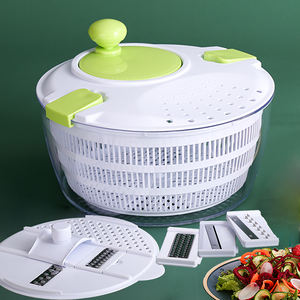 Râpe à légumes manuelle multifonction 4L en plastique pour salades et séchage, vente en gros - Product Image 1
