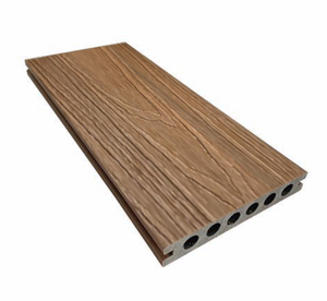 Phong Cách Mới Chịu Nước <span class=keywords><strong>PVC</strong></span> Nhân Tạo Hollow Composite <span class=keywords><strong>Decking</strong></span> <span class=keywords><strong>WPC</strong></span> Không Thấm Nước Co-Ép Đùn Gỗ Dễ Dàng Cài Đặt Ngoài Trời Vườn - Product Image 6