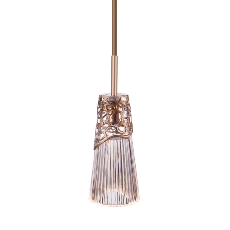 Creative Retro Ceiling Chandelier Lamp For Home Bar Decoration Vintage Glass Pendant Light Fixtures