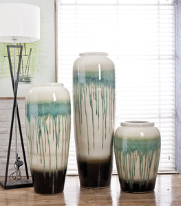 Vase à fleurs <span class=keywords><strong>en</strong></span> céramique de <span class=keywords><strong>grande</strong></span> <span class=keywords><strong>taille</strong></span>, créatif et de style europé<span class=keywords><strong>en</strong></span>, grands pots <span class=keywords><strong>en</strong></span> céramique adaptés à la décoration d'hôtel - Product Image 4