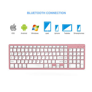 Factory Direct Sale Rechargeable Lithium Battery Universal Wireless Bluetooth 3.0 <b>Keyboard</b> for Phone Computer - Product Image 3