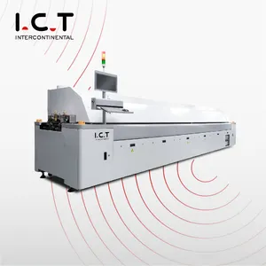 I.c.t-lyra 733N terlaris tunik aliran ulang Oven dengan Nitrogen infra merah Reflow pemanas Oven Ic pengerjaan ulang Cd Reflow Oven di Cina