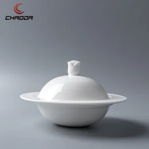 Royal Ware irregular White Porcelain Catering white bowls Ceramic Dinner bowls Sets Dinnerware for Restaurant