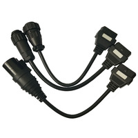 Câble de camion de haute qualité OBD vers OBD2 8 PCS Câbles de camion pour outil de diagnostic lourd