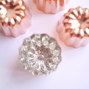 CHEFMADE อิตาลีนำเข้ากระป๋องภายใน2นิ้ว Non-Stick Cannele มัฟฟินถ้วยทองแดง Canele แม่พิมพ์ - Product Image 1