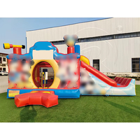 Château gonflable pour enfants, château rebondissant, château gonflable pour sauter, château gonflable extérieur 13x13 avec souffleur
