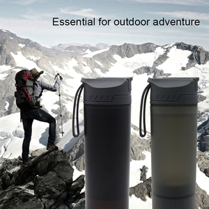 ขวดกรองน้ำดื่มพกพาสำหรับกิจกรรมกลางแจ้ง ตกปลา ตั้งแคมป์ เดินป่า เหมาะสำหรับการผจญภัย - Product Image 6