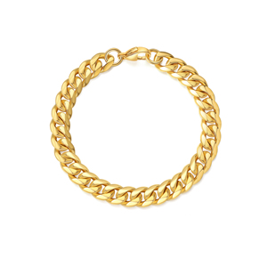 Pulsera de eslabones cubanos de plata 925 para hombre al por mayor, chapada en oro vintage, joyería hip hop, accesorio de estilo urbano para fiesta - Product Image 3