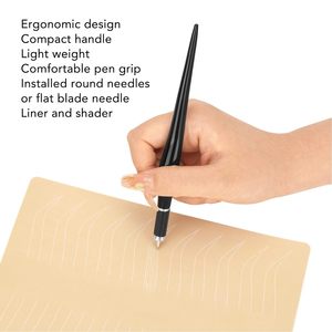 Pluma Manual para Microblading, Herramienta Manual para Cejas, Labios y Delineador de Ojos Semipermanentes, Suministros PMU - Product Image 5