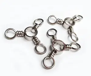Aparejo de pesca de fundición de agua salada, barril de pesca de tres vías, giratorio de 3 vías, broches - Product Image 1