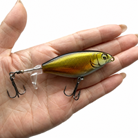 Leurre de pêche à surface flottante LUSHAZER avec hélice 80mm 90mm Whopper Plopper, appât dur pour achigan, brochet, perche, avec hameçon triple
