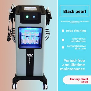 Appareil Facial à Grandes Bulles Perle Noire – Instrument de Beauté Complet pour Nettoyage des Pores, Hydratation, Lifting et Jet d'Oxygène - Product Image 2