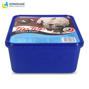 Coppetta di Plastica Monouso IML <span class=keywords><strong>da</strong></span> 2L per Cioccolato e Gelato con Coperchio - Product Image 5