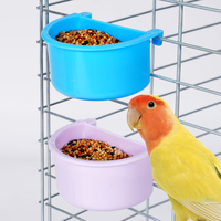 Mangeoire automatique pour pigeons avec design coupelle et abreuvoir pour pigeons, perroquets et cailles
