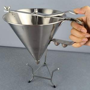 Yolecen Commercial 20 polvo bolas xarope funil engroçado aço inoxidável funil cônico destacável Frame garfo utensílio Material - Product Image 5