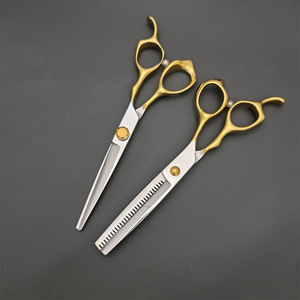 Ciseaux à cheveux personnalisables 62 mm, ciseaux à effiler pour droitiers, usage professionnel, lame standard - Product Image 3