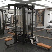 Équipement de fitness multi-stations 4 postes de qualité commerciale fabriqué au Shandong