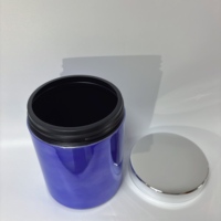 Bocaux cylindriques en plastique HDPE à large ouverture de 16 oz, 32 oz, 24 oz, 40 oz, 85 oz pour l'emballage de suppléments, poudres protéinées, gommes et vitamines