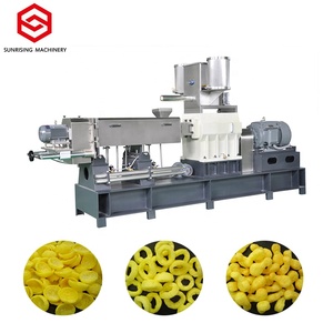 Điện Tự Động Đôi Vít <span class=keywords><strong>Puffing</strong></span> Dây Chuyền Sản Xuất 220V Pho Mát Bóng Căng Phồng Ngô Snack Chip Máy Làm Bột Mì Thực Phẩm - Product Image 4