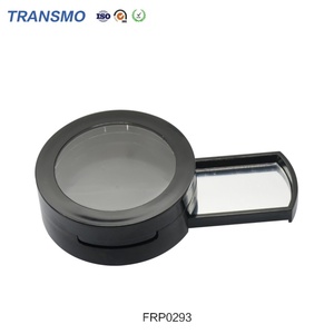 Private <b>Label</b> <b>Black</b> Plastic Empty Blush Container Custom Powder Packaging for Cosmetics - Product Image 5