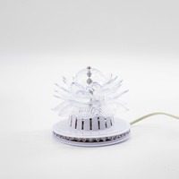 Mini Lampe Lotus Solaire Lumière Rotative Colorée KTV Boule Magique Lumière Disco Bar Ambiance Fête Stroboscope Lumière de Scène 86-250V Zhongshan