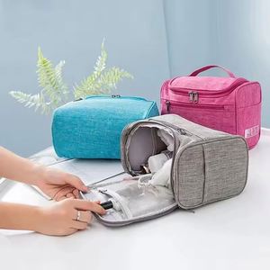 Waterproof Hook up <b>for</b> Women Cosmetic Bag Travel Organizer <b>Men</b> Makeup Bag Make up Case Bathroom Toiletry <b>Pouch</b> - Product Image 2