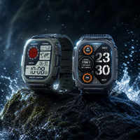 2026 Neue Unisex GPS Smartwatch DM66, 2,13 Zoll AMOLED-Bildschirm 850mAh Akku Offline-Karten 5ATM Wasserdicht Anruffunktion GPS Smartwatch