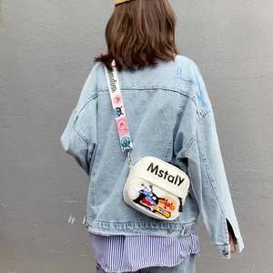 2024 personnalisé unisexe enfants filles dessin animé graffiti sac à bandoulière pu messager sac à bandoulière pour les enfants - Product Image 2