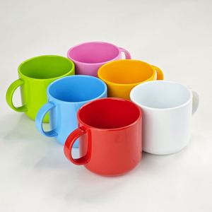 Gobelets à café en plastique personnalisables, impression sur mesure, 6 oz, blancs, vierges pour sublimation - Product Image 2